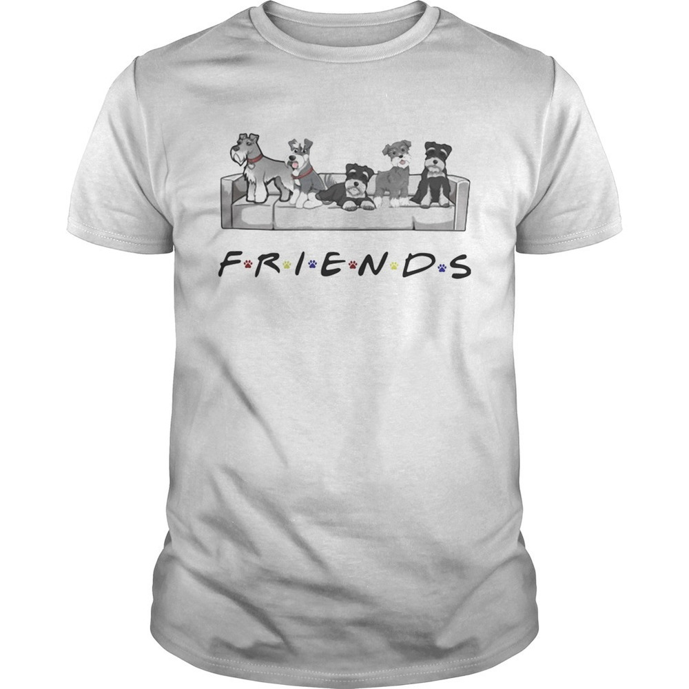 Schnauzer Sit On Sofa Friends Shirt